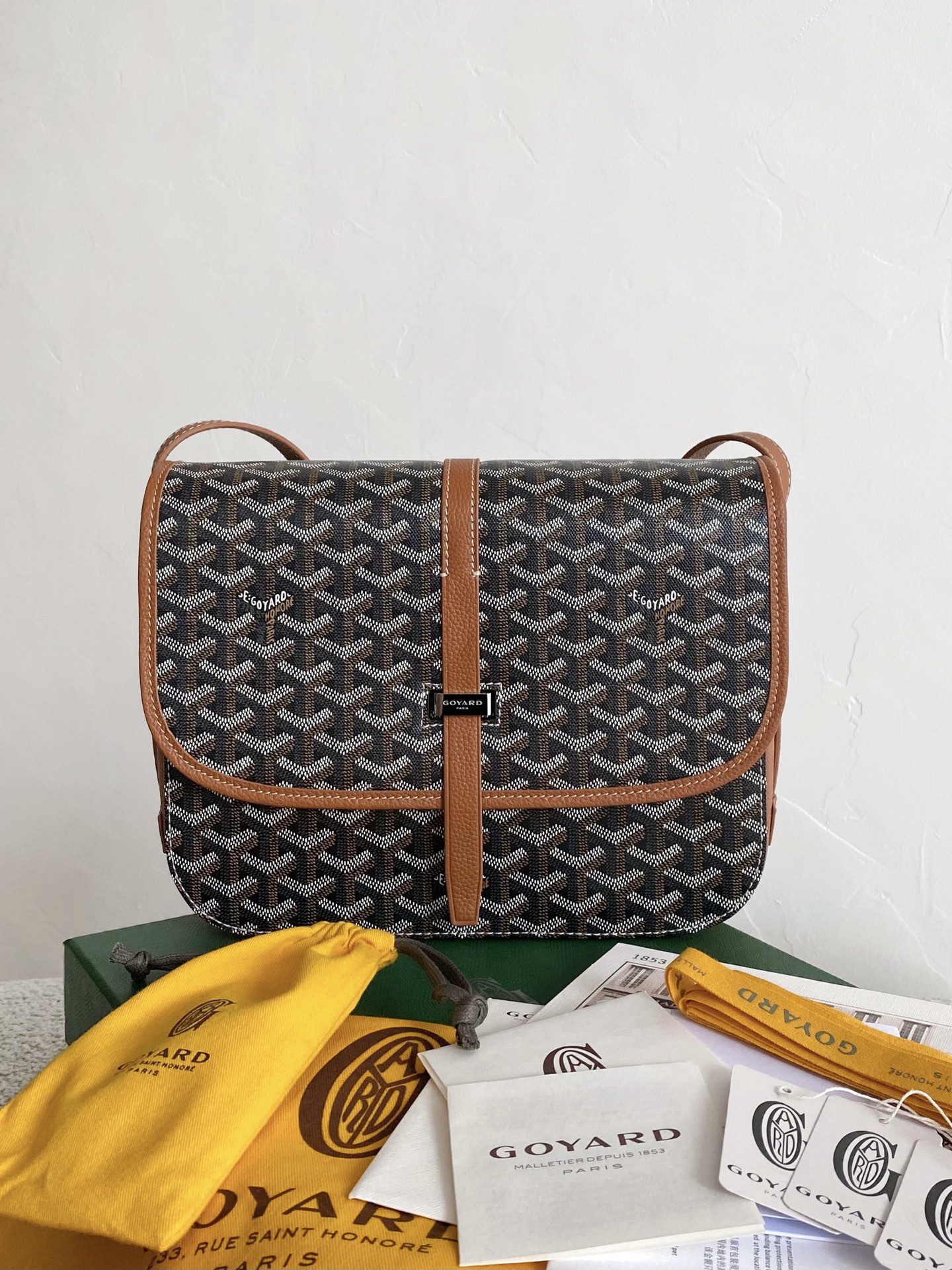 Réplique 1:1 du sac bandoulière Goyard pour femme GOB04