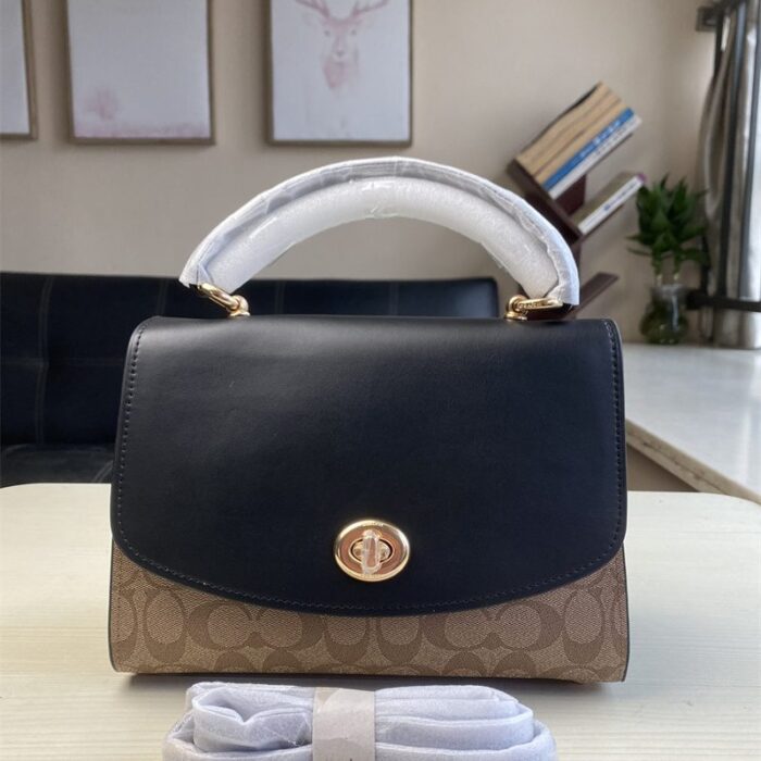 نسخة طبق الأصل 1:1 من حقائب Coach Turnlock CTB146 نسخة طبق الأصل 1:1 من حقائب Coach Turnlock CTB146